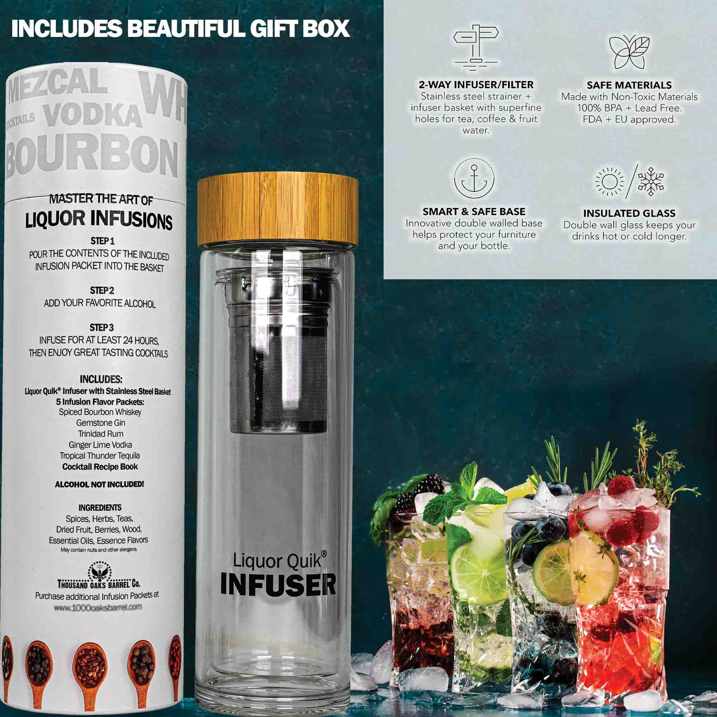 JohnnyDrinks Quik Drink Infusion Kit